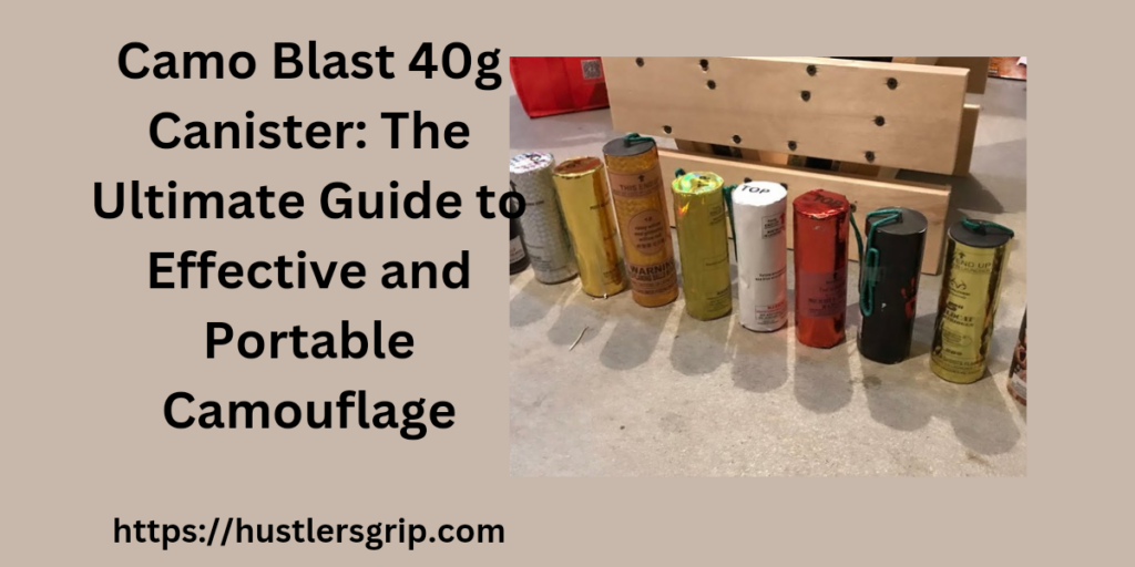 Camo Blast 40g Canister