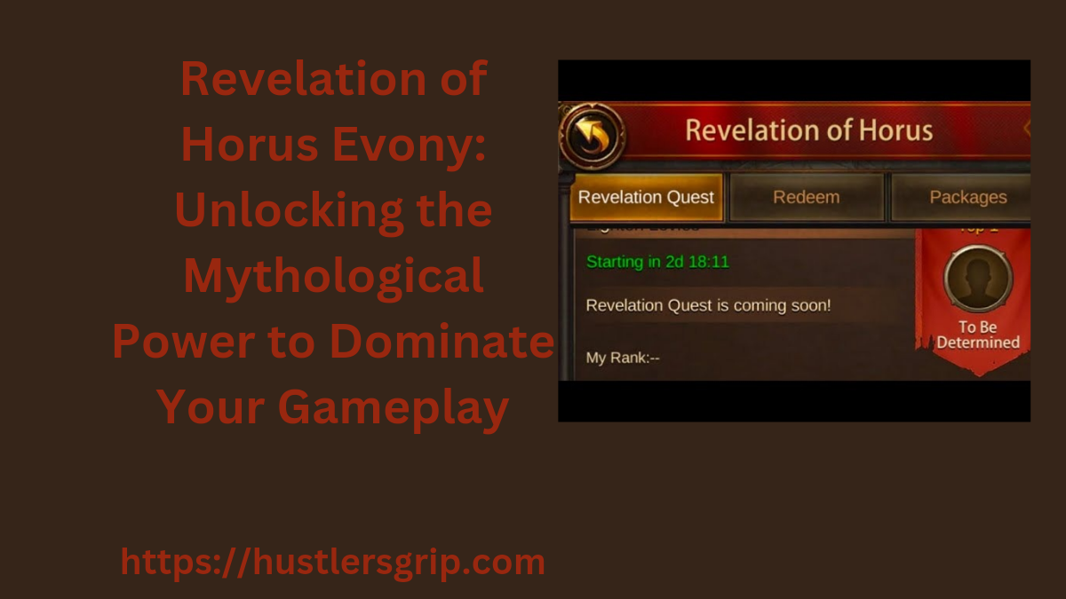 Revelation of Horus Evony