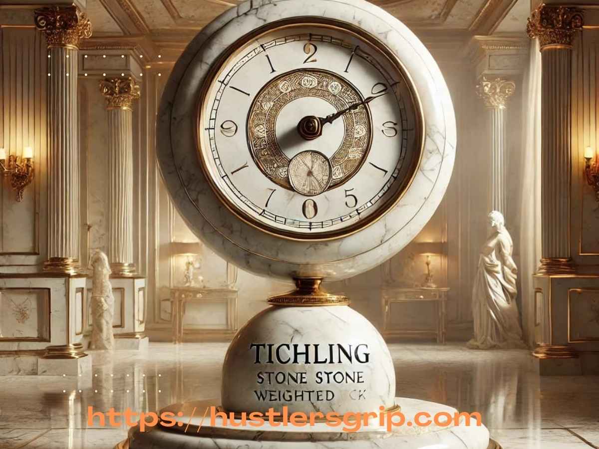 Tischling Stone Weighted Clock