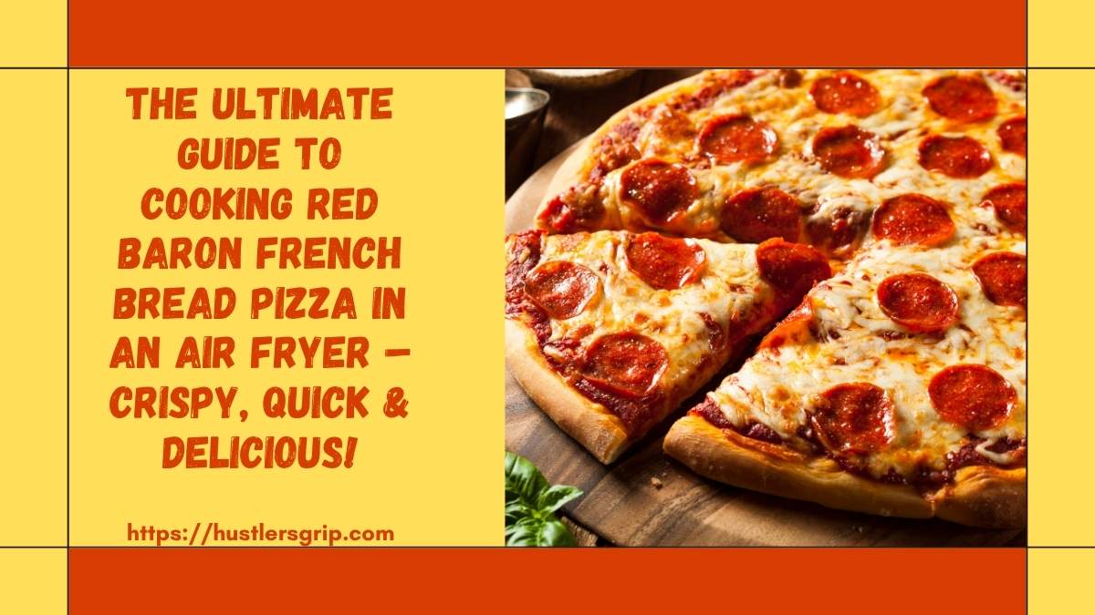 Red Baron French Bread Pizza in an Air Fryer