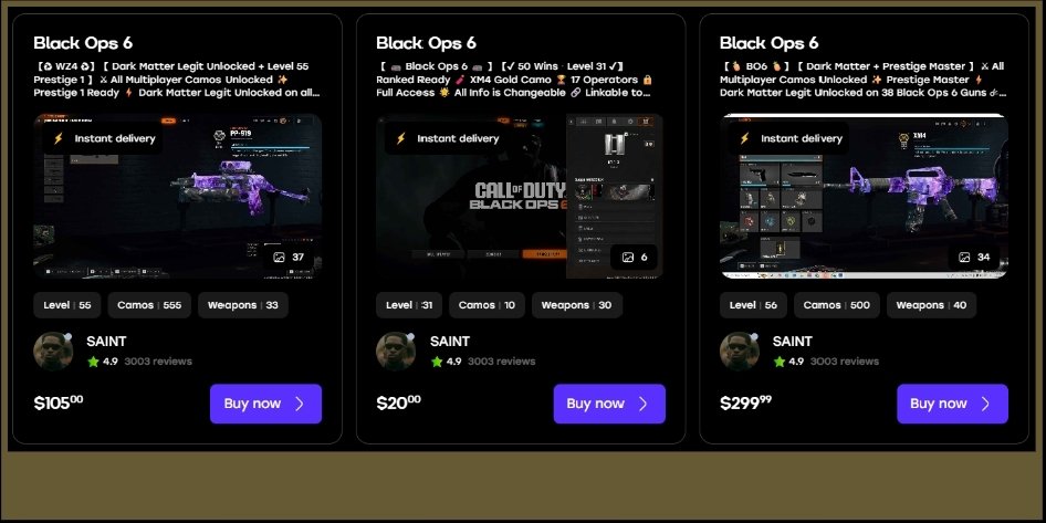 New Level of Call of Duty: When an Account Unlocks a World of Possibilities