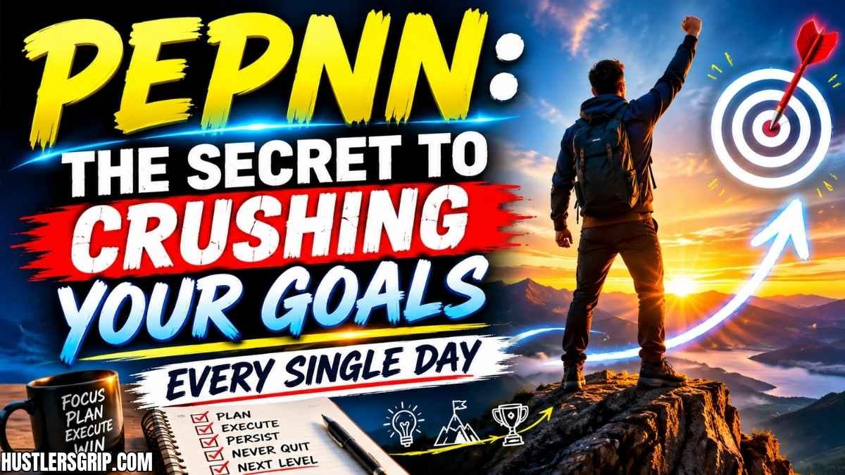 PEPNN: The Secret to Crushing Your Goals Every Single Day