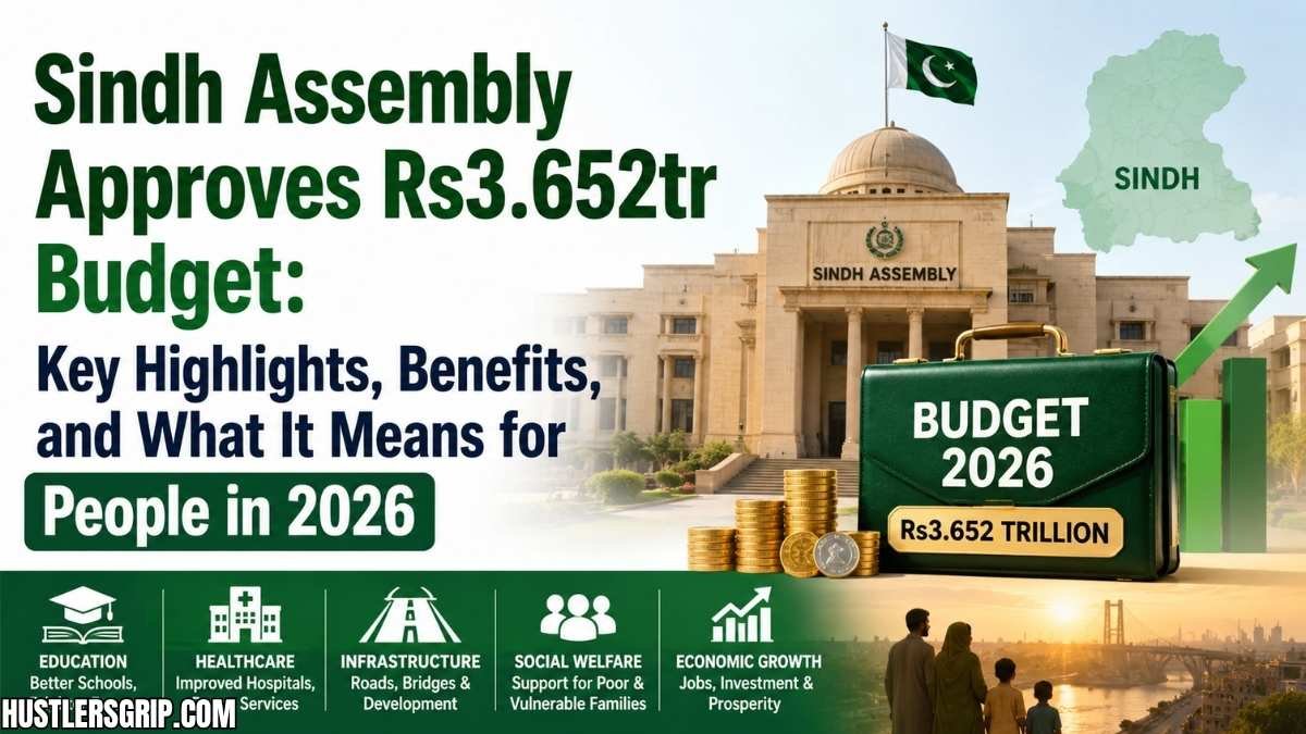 Sindh Assembly Approves Rs3.652tr Budget: Key Highlights, Benefits, and What It Means for People in 2026