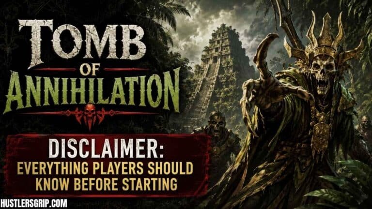 Tomb of Annihilation Disclaimer