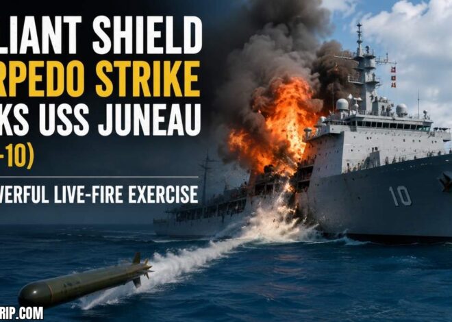 Valiant Shield Torpedo Strike Sinks USS Juneau (LPD-10) in Powerful Live-Fire Exercise