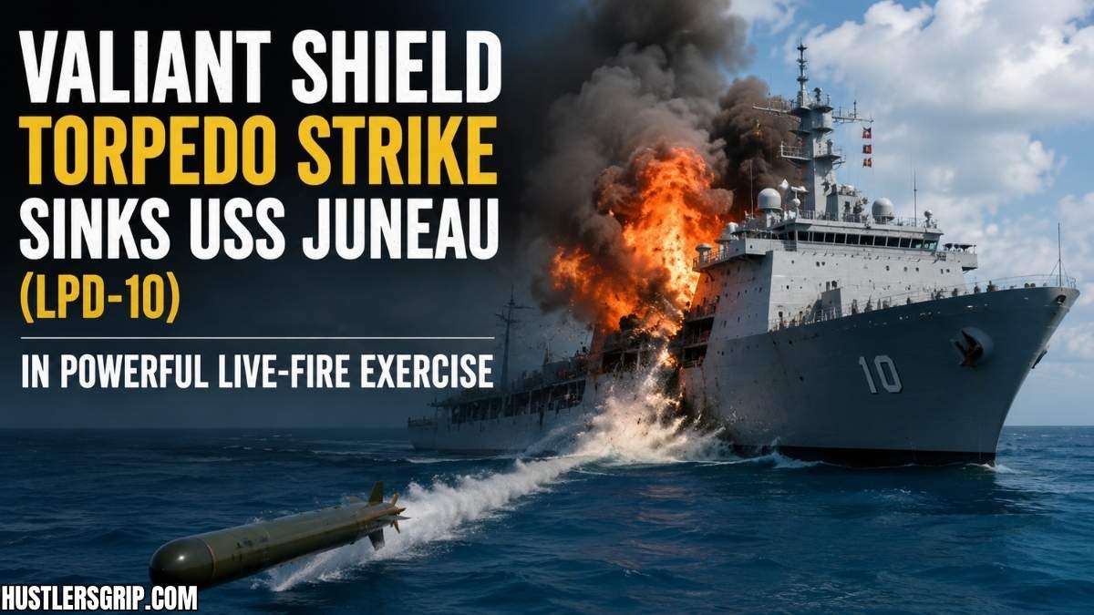 Valiant Shield Torpedo Strike Sinks USS Juneau (LPD-10) in Powerful Live-Fire Exercise