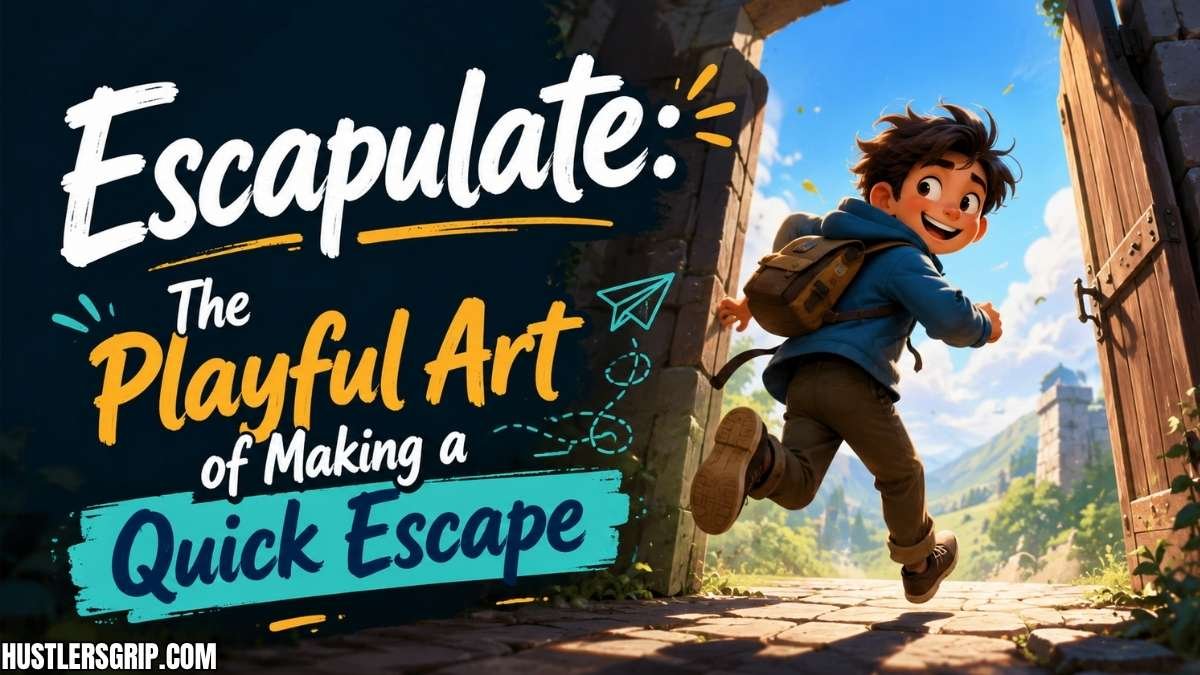 Escapulate: The Playful Art of Making a Quick Escape