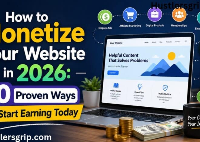 How to Monetize Website in 2026: 10 Proven Ways to Start Earning Today