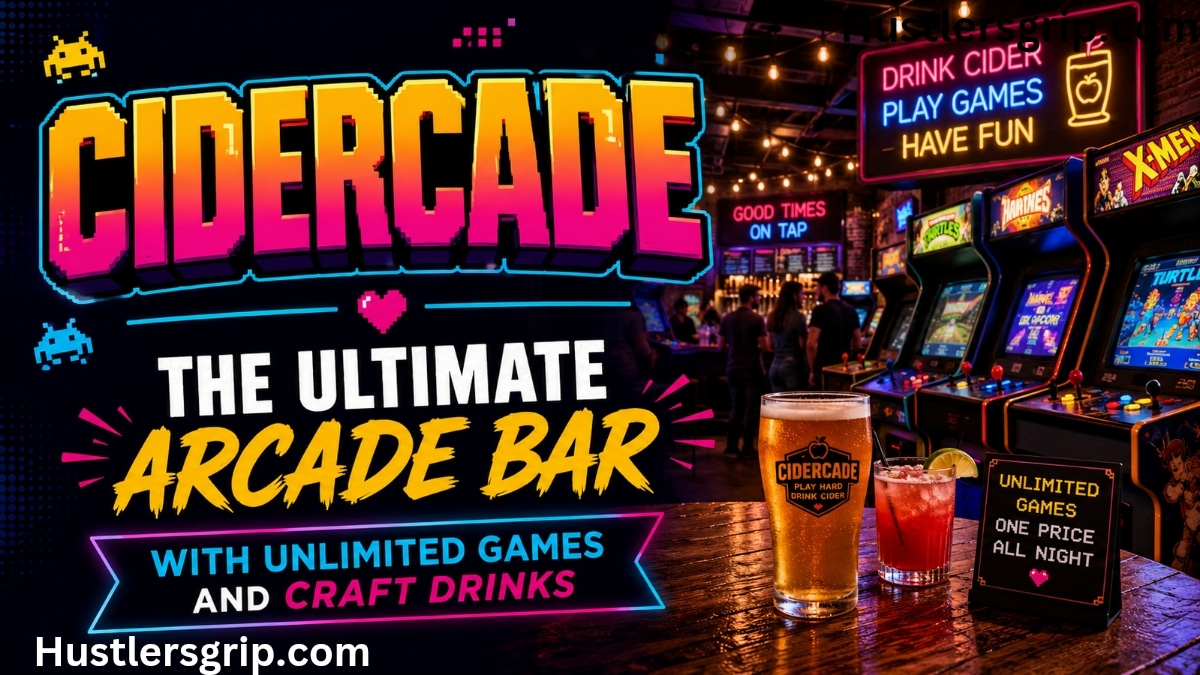 Cidercade: The Ultimate Arcade Bar with Unlimited Games and Craft Drinks