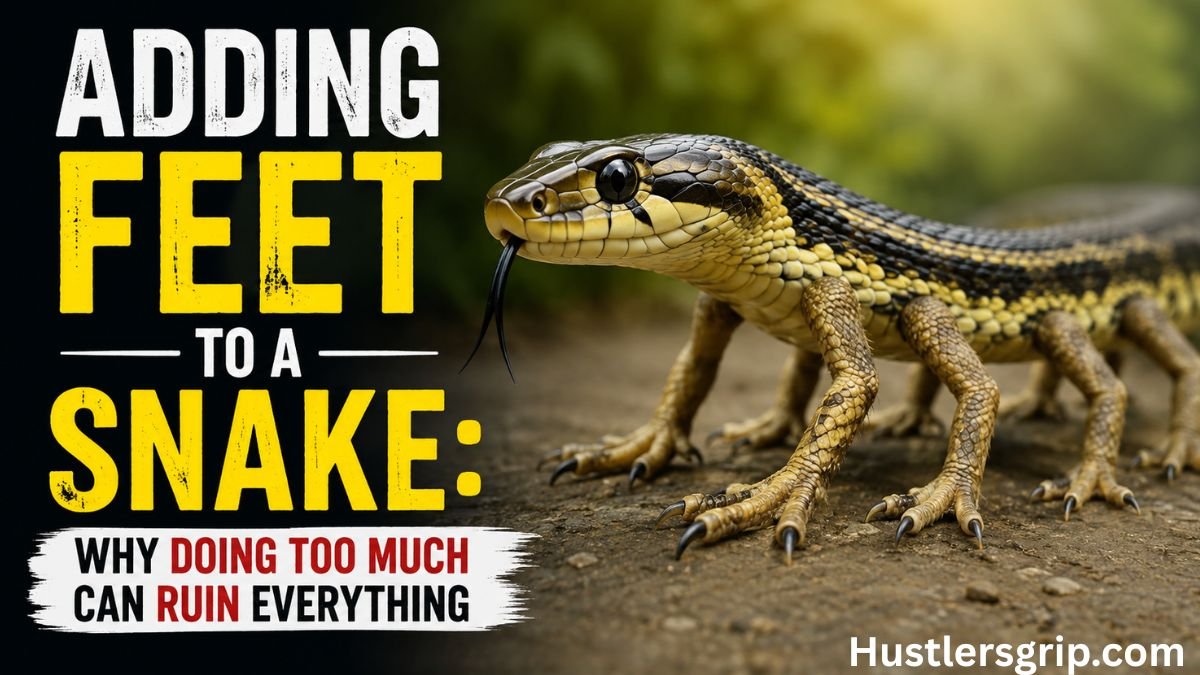 Adding Feet to a Snake: Why Doing Too Much Can Ruin Everything