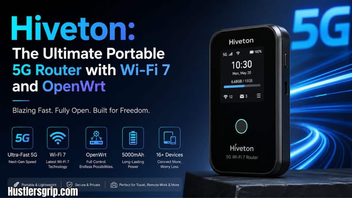 Hiveton: The Ultimate Portable 5G Router with Wi-Fi 7 and OpenWrt