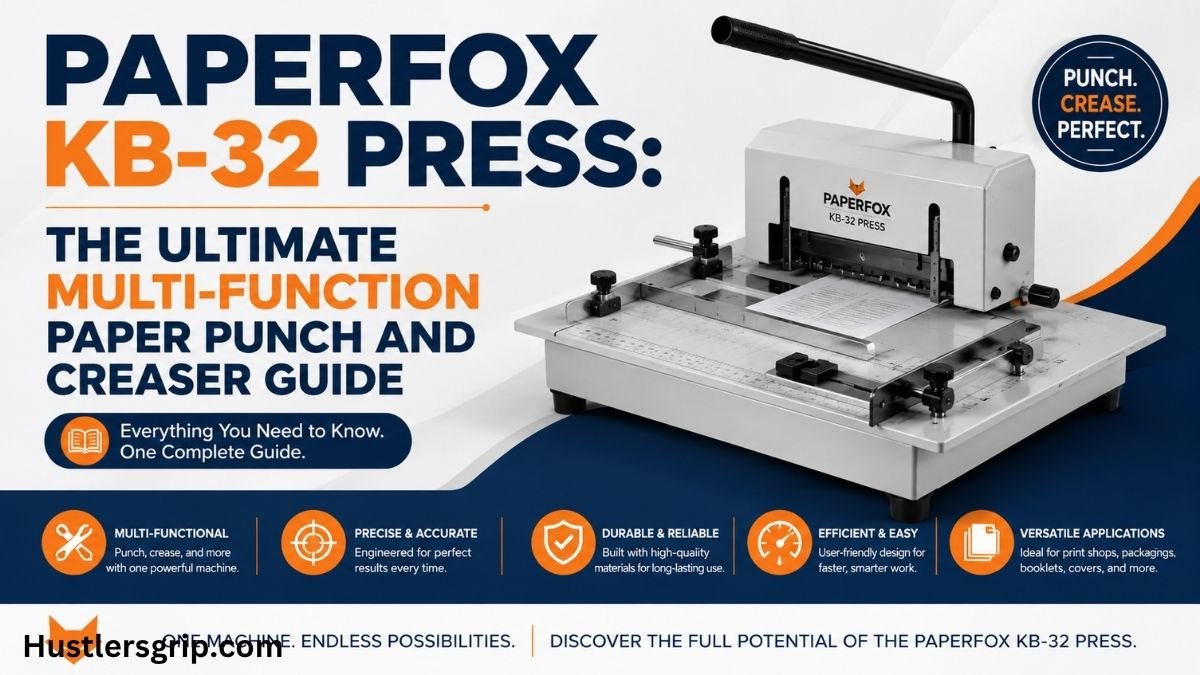 Paperfox KB-32 Press: The Ultimate Multi-Function Paper Punch and Creaser Guide