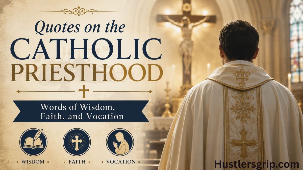 Quotes on the Catholic Priesthood: Words of Wisdom, Faith, and Vocation
