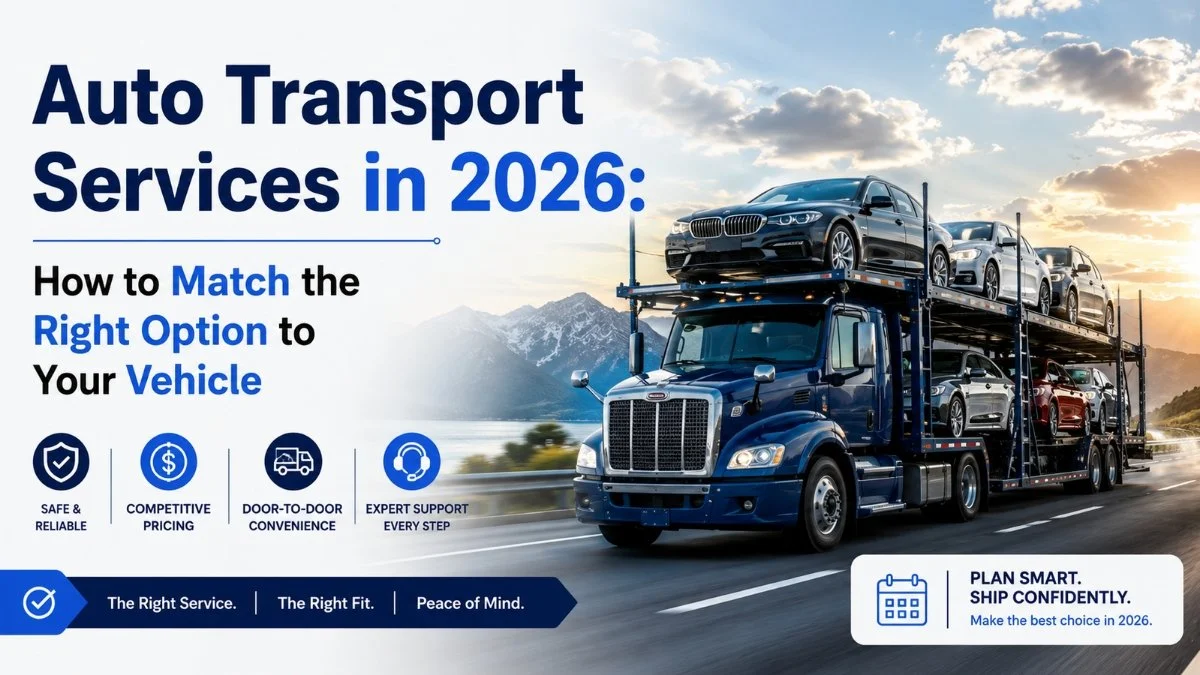 Auto Transport Services in 2026: How to Match the Right Option to Your Vehicle